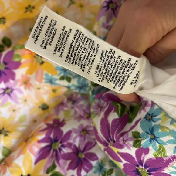Avec Les Filles Size 6/Small Floral Mini Dress Anthropologie Soft Girl Feminine - Picture 8 of 12